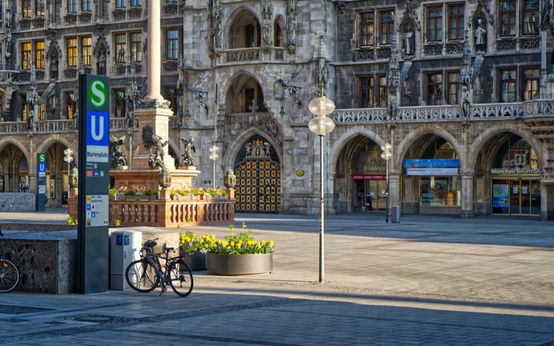 Der Marienplatz in München