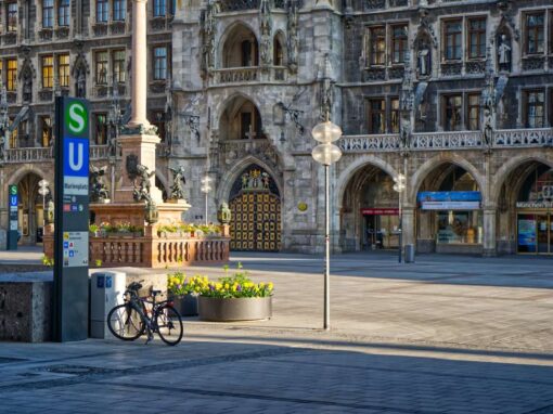 Der Marienplatz in München